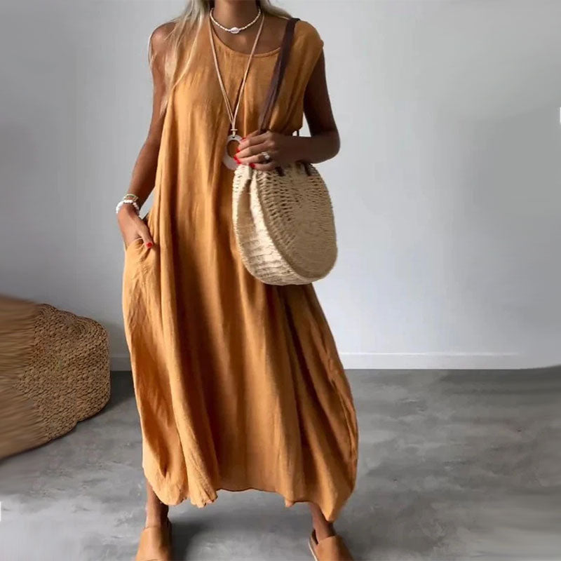 ALURA - RELAXED SLEEVELESS DRESS