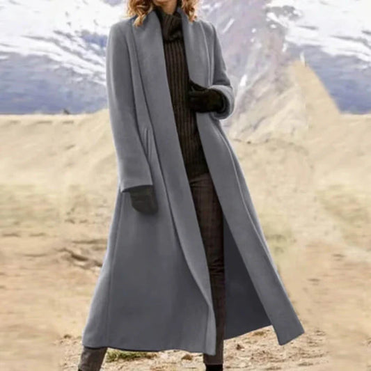 Kalio™ | Manteau Long en Laine+ Gants élégants Gratuits